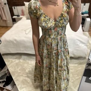 Floral midi dress